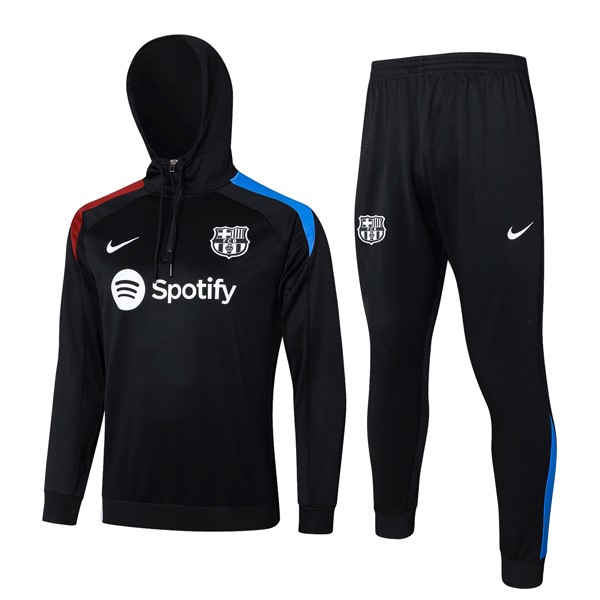 Sudadera Con Capucha Barcelona 2024-2025 Negro 3